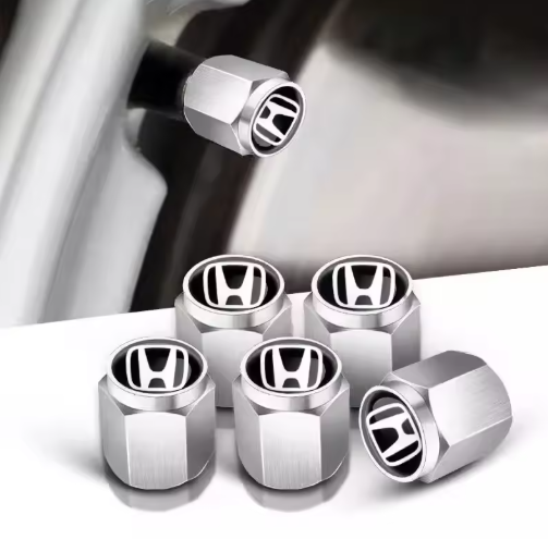 Honda Aluminum Valve Stem Caps